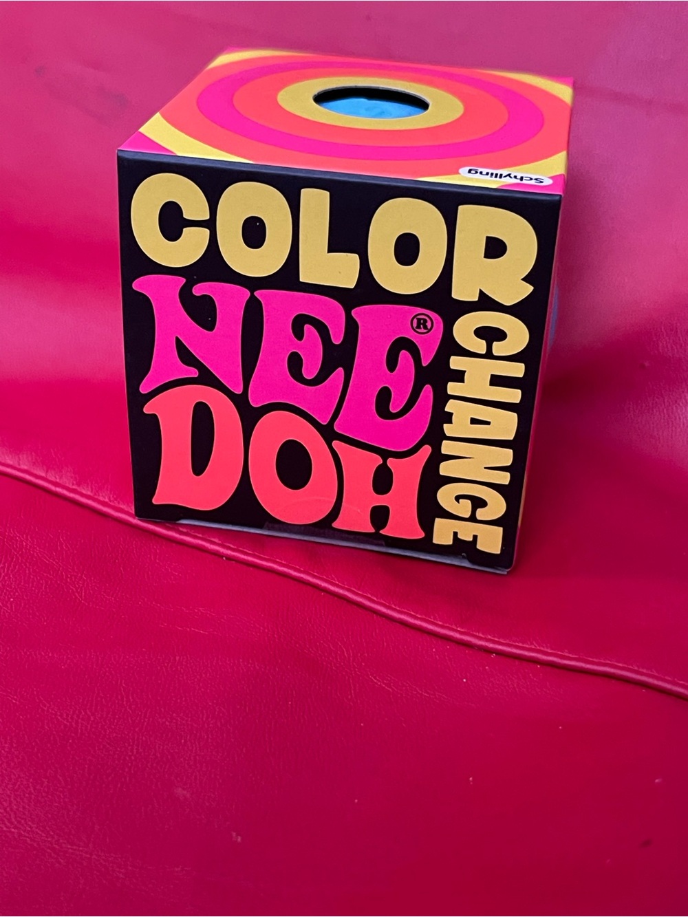 Nee Doh  Color Change Ball Squishy. New in Box. Blue